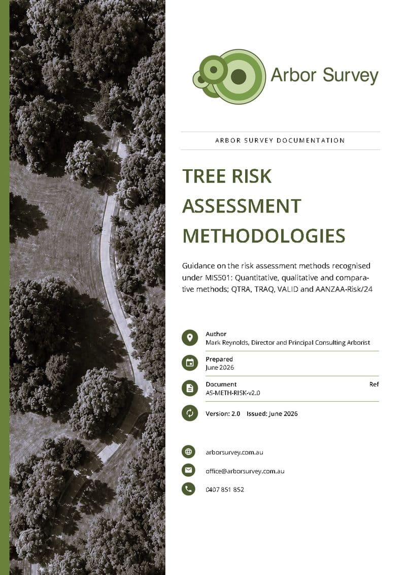 Tree Risk Assessment Methods cover